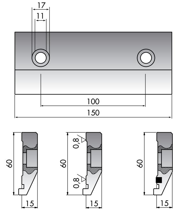 Clamping tools for press brake machine