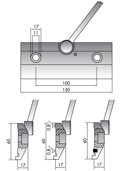 Clamping tools for press brake machine