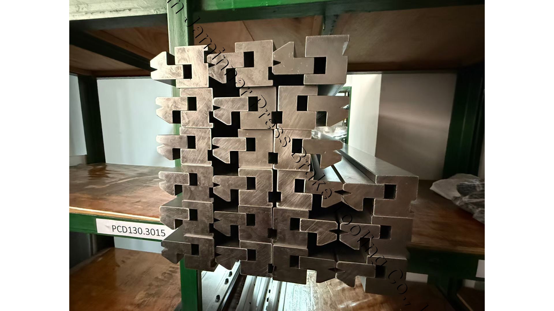 Part of the press brake tooling in one of Jaminnar's warehouses 1