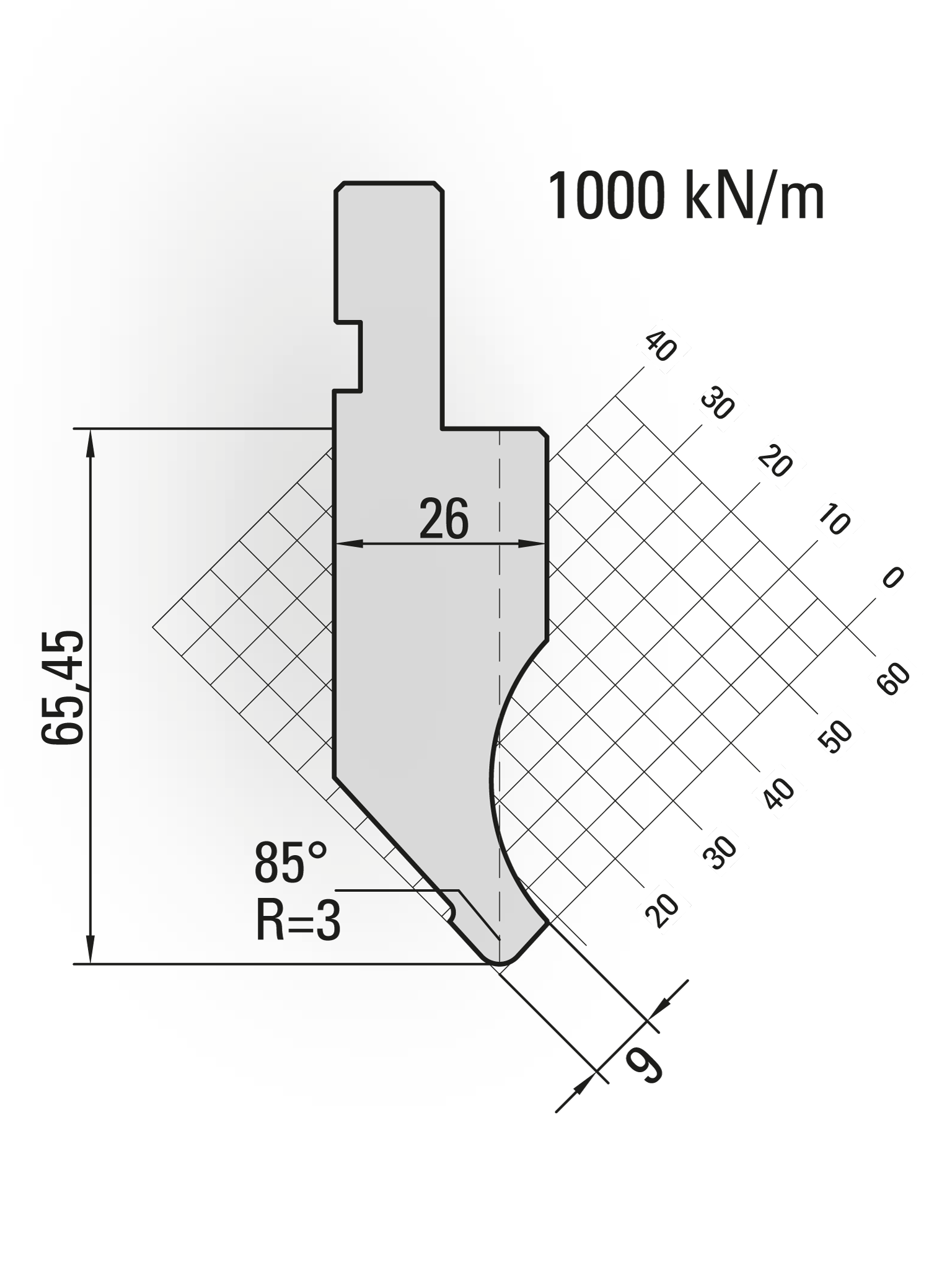bending machine press brake punch