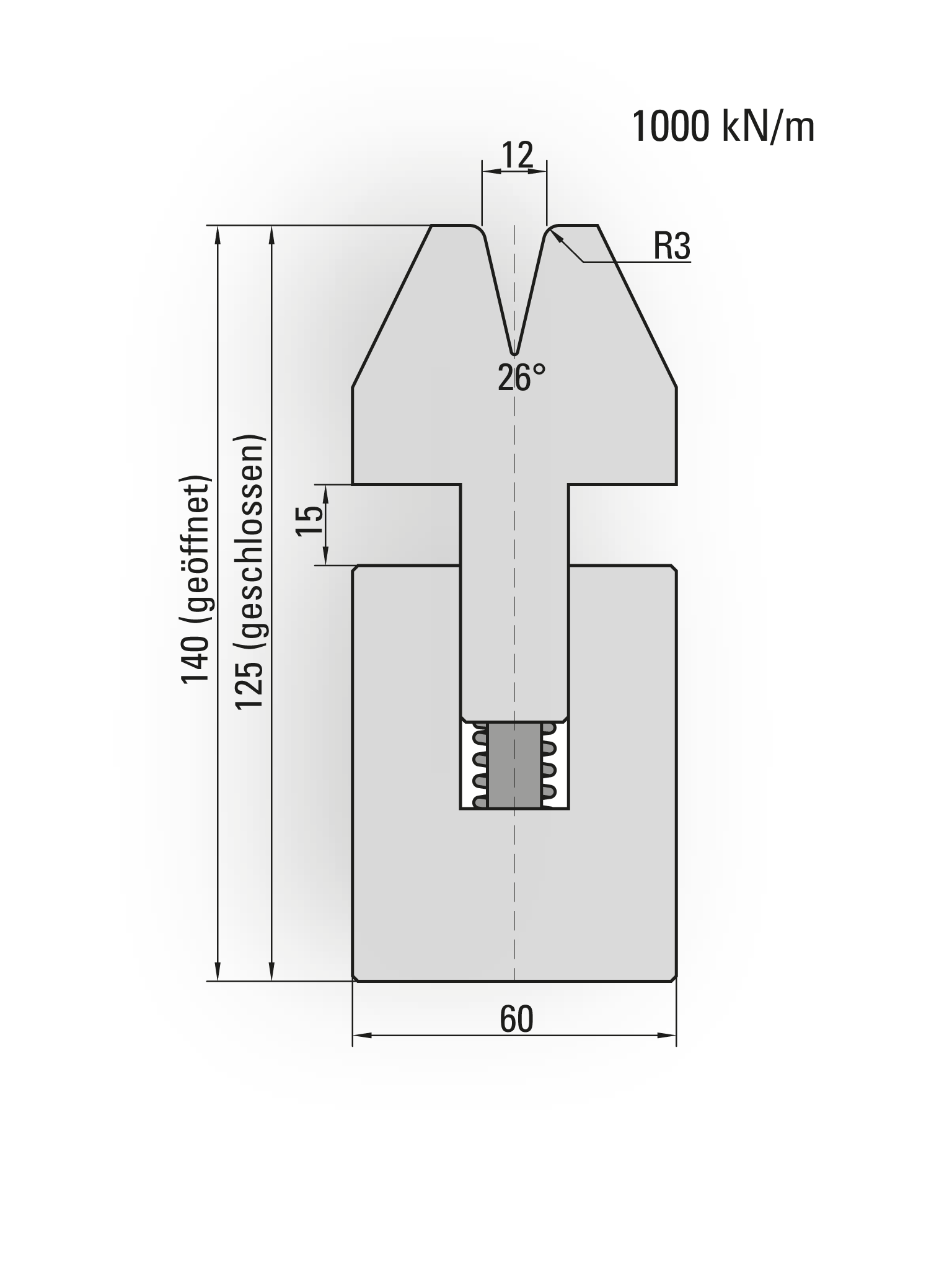 Spring Loaded Hemming Dies for Press Brakes
