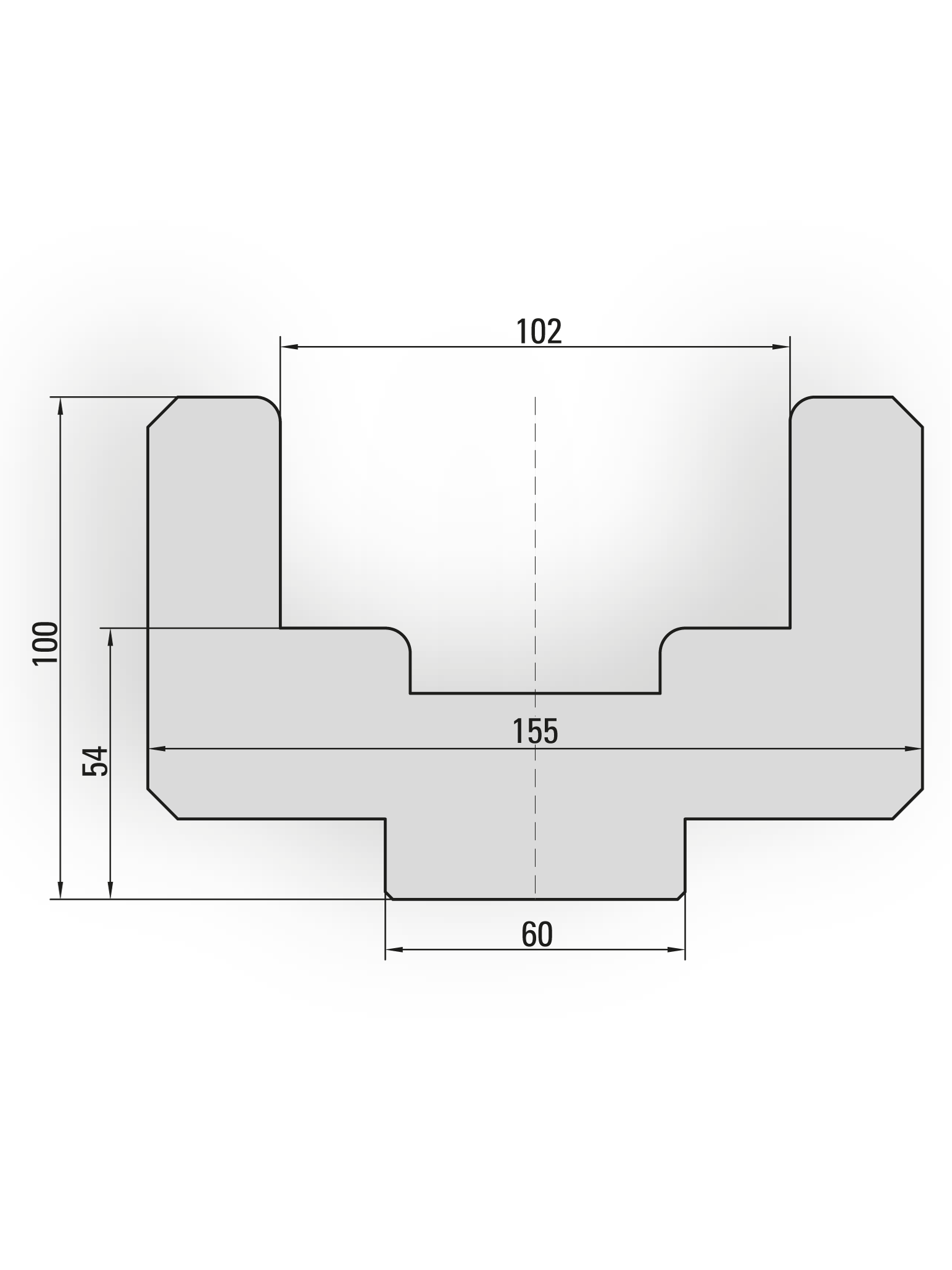 R50 Radius Polyurethane (PU) Elastomer Die Set