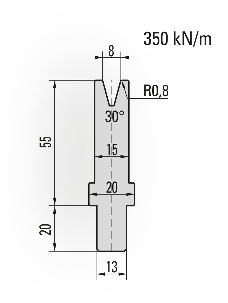 Bystronic Style Press Brake Lower Dies