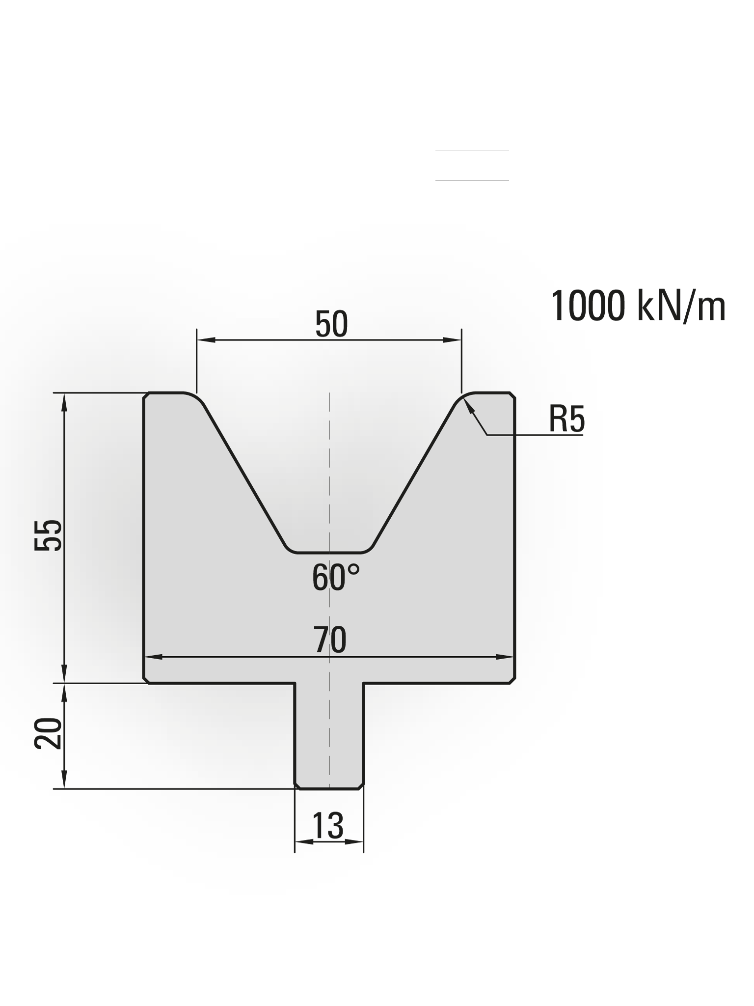 Bystronic Style Press Brake Lower Dies