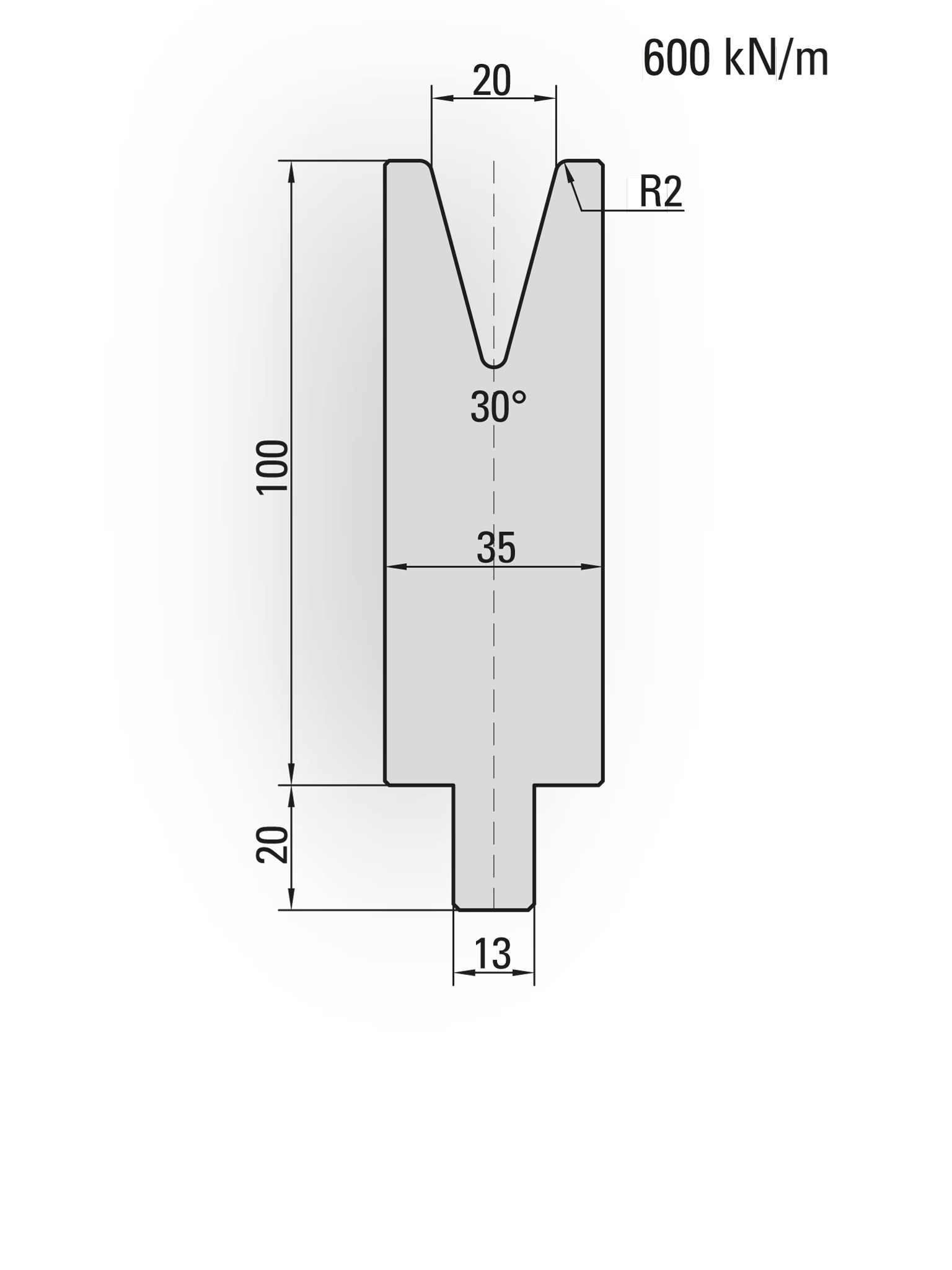 TRUMPF / Wila style press brake  lower dies
