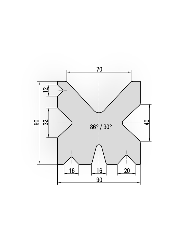 EHT Press Brake Lower Dies