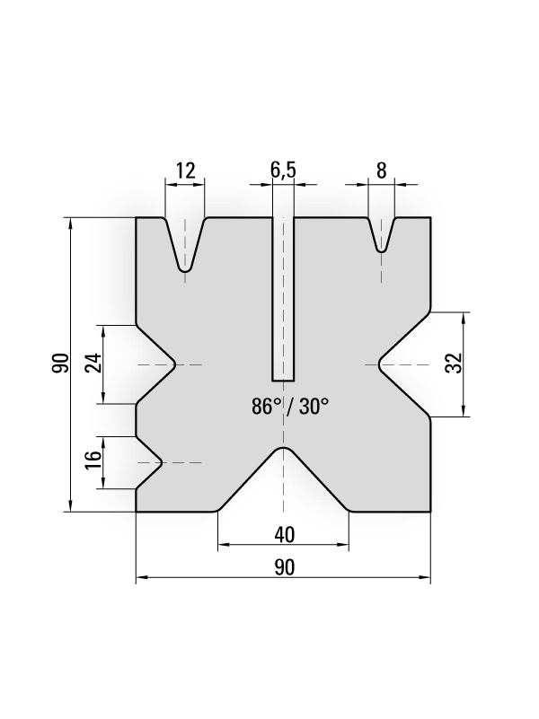EHT Press Brake Lower Dies
