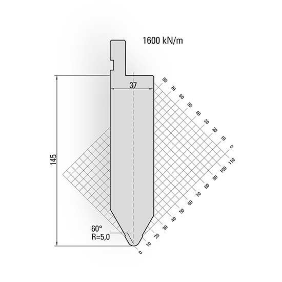 Amada bending thick board tool