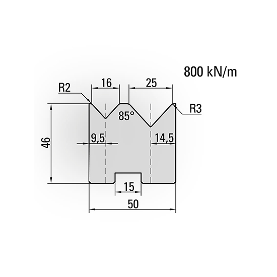 press brake self centering 2v dies