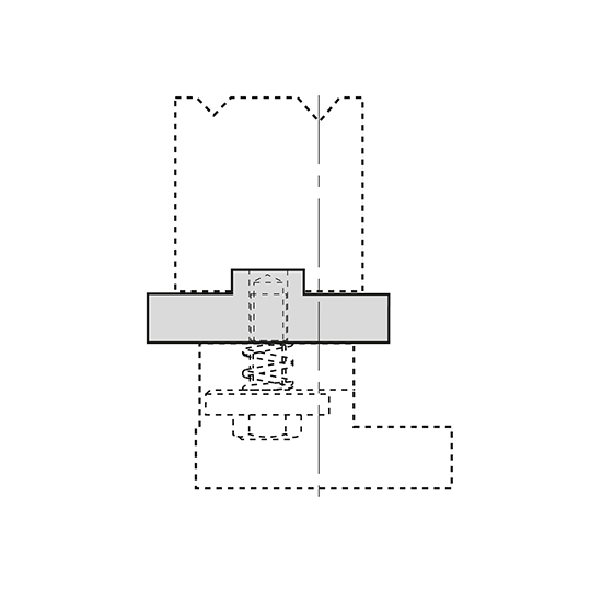 2v press brake dies，L-Die Resting Base