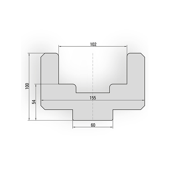 R50 Radius Polyurethane (PU) Elastomer Die Set