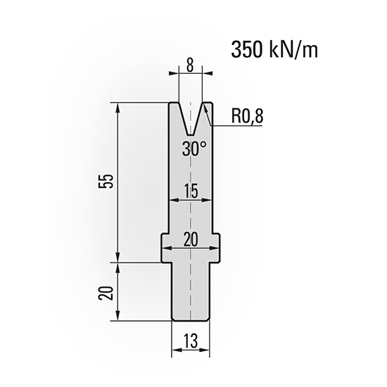Bystronic Style Press Brake Lower Dies