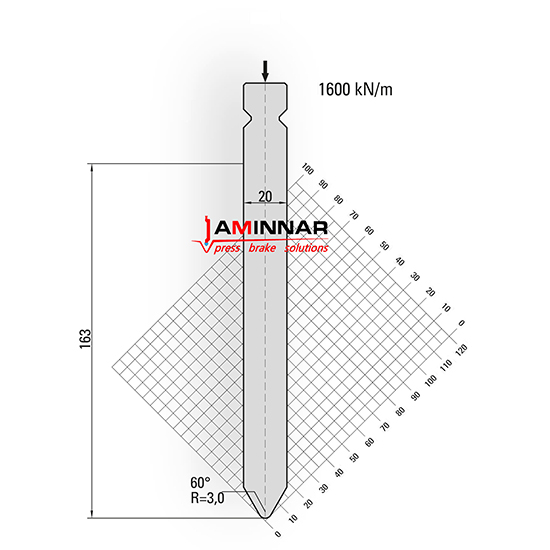 Wila style press brake punch