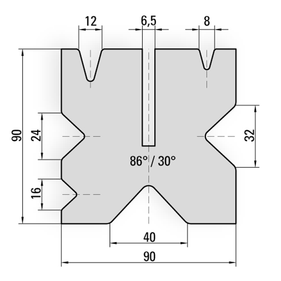 EHT Press Brake Lower Dies
