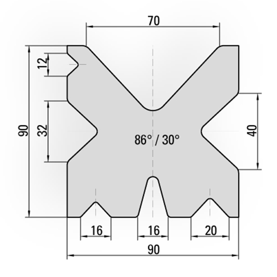 EHT Press Brake Lower Dies