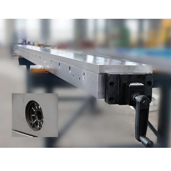 manual bidirectional compensating table