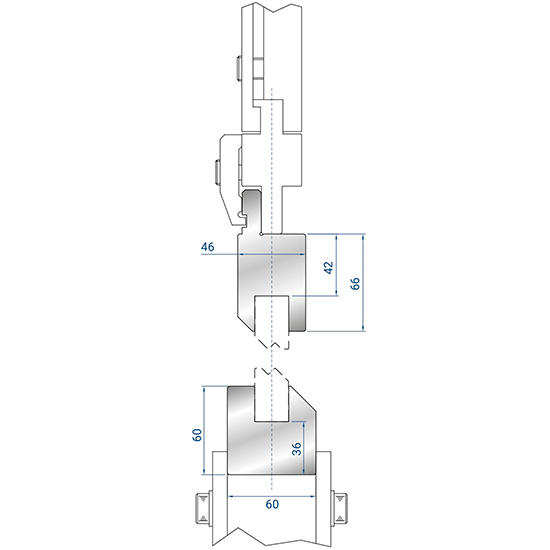 Offset Punch and Die Se