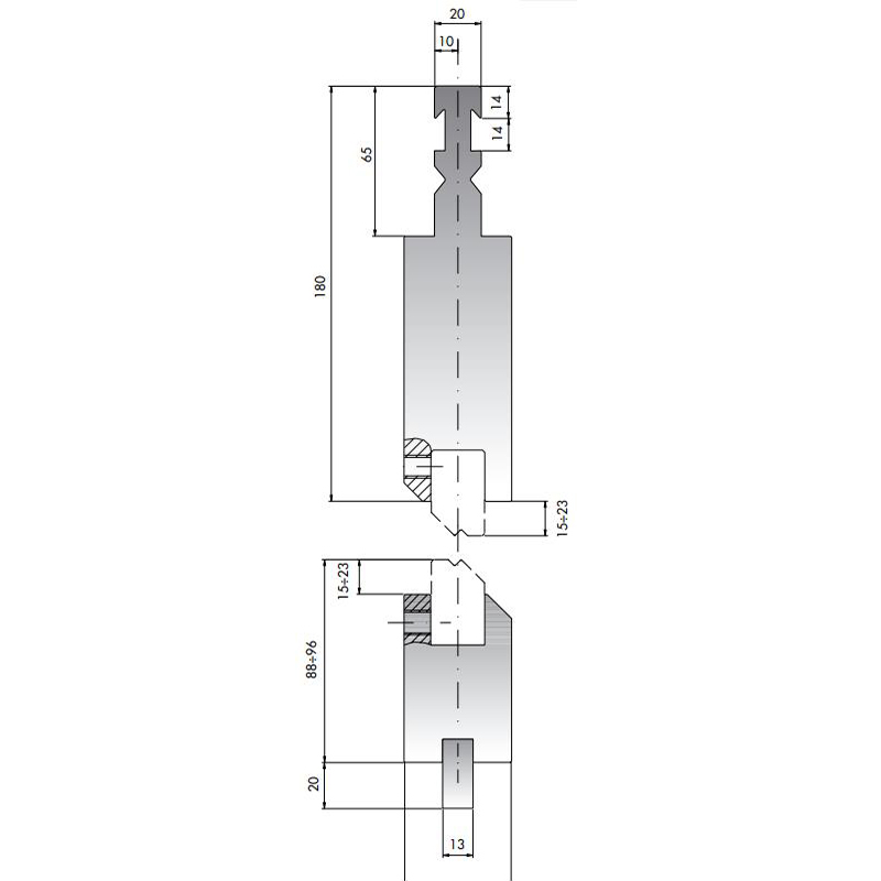 Offset Punch and Die Set